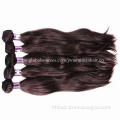 18 to 22-inch Silky Straight Virgin Brazilian Human Hair Extension, Well Volume without Split Ends